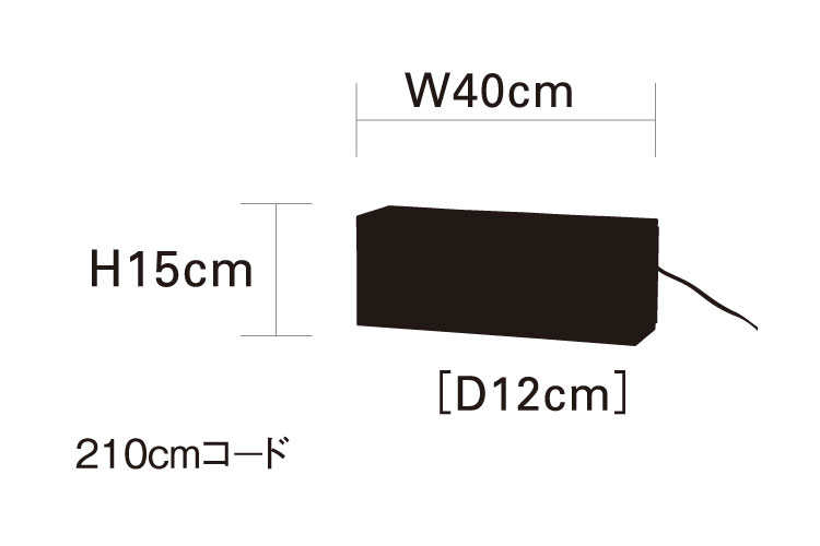 LT-3737 4種類のパネル＆LED付き！置き型ランプのサイズ詳細画像