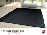 RG-1412 平織りモダンデザインラグカーペット（正方形・190cm×190cm）
