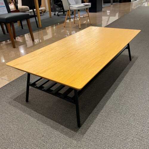 幅120cm天然木タモ製・折りたたみ高級テーブル