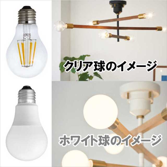 LEDのクリア球とホワイト球の違いについて