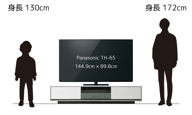 テレビボード購入時のヒント 65型を乗せるのに適したテレビ台のサイズは