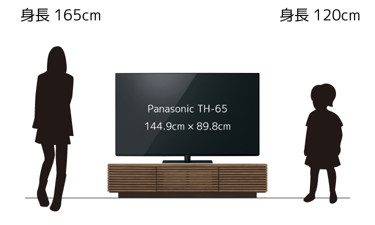 テレビボード購入時のヒント 65型を乗せるのに適したテレビ台のサイズは