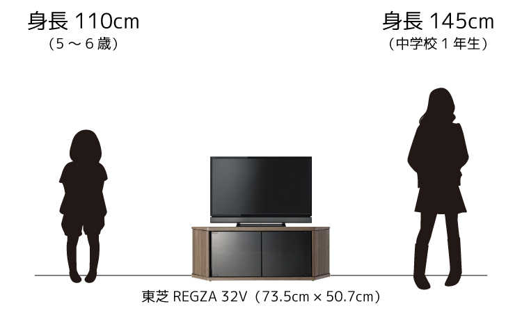 テレビ 大き さ