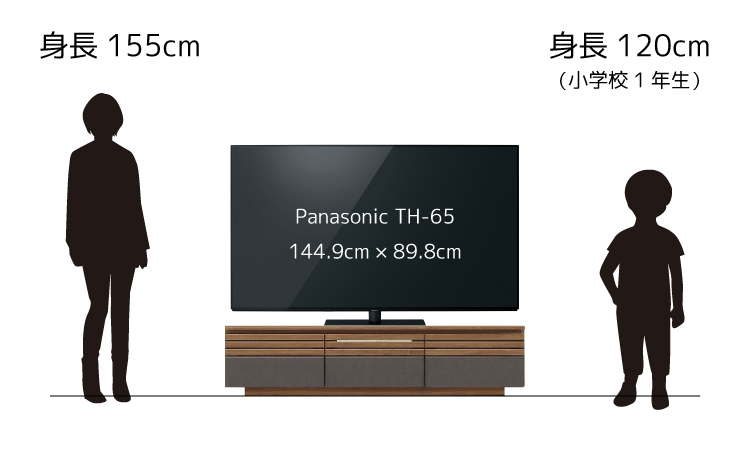 テレビボード購入時のヒント 65型を乗せるのに適したテレビ台のサイズは