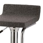 座面はさらりとして手触りの布製