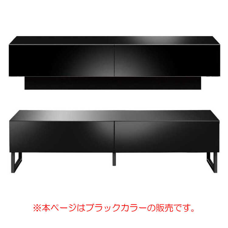 TA-2322 ローテーブル光沢黒ブラック 幅120cm収納付き完成品