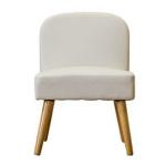 ナチュラルカラーの天然木製脚