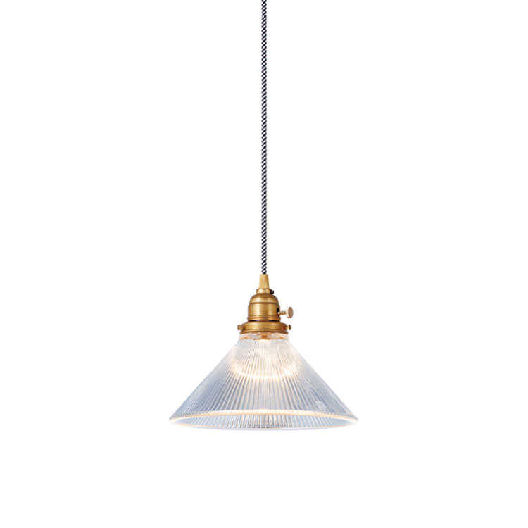LT-3946 プリーツガラスシェード・1灯ペンダントライト（直径25cm）LED対応