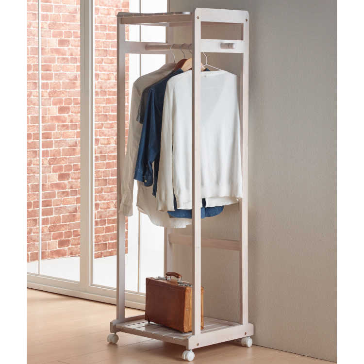 美品　アメリカンカントリーハンガーラック Amazon.co.jp: フレンチカントリー調ハンガーラック（ワイド・ミラー