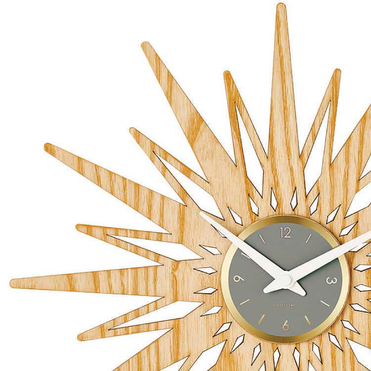 CL-2168 スタイリッシュインテリア時計｜スイープ針・太陽SUN