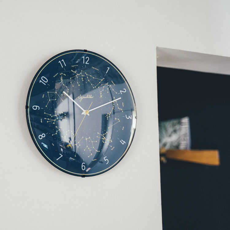 CL-2201 壁掛け時計星座デザイン｜静かな音なしスイープ針