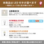 白熱球・LED電球の説明