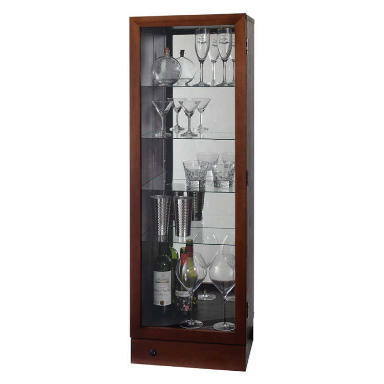 RA-3299 LEDライト付きガラスコレクションキャビネット 幅40cm・完成品