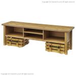 引出しは脚元にスッキリ収まります