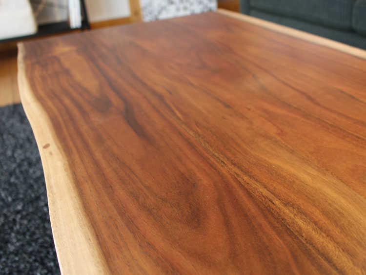 Ta 2558 幅90cm 天然木アカシア無垢製リビングテーブル