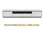 幅210cm・光沢ホワイトUV塗装テレビボード