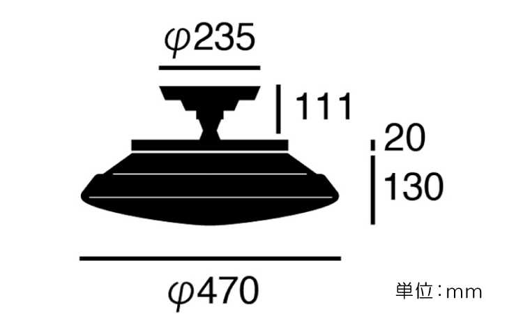 LT-4424 シーリングライトモダンリビングにおすすめのサイズ詳細画像