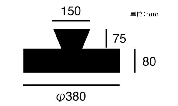 LT-4430 高級モダン・LED一体型シーリングライトのサイズ詳細画像