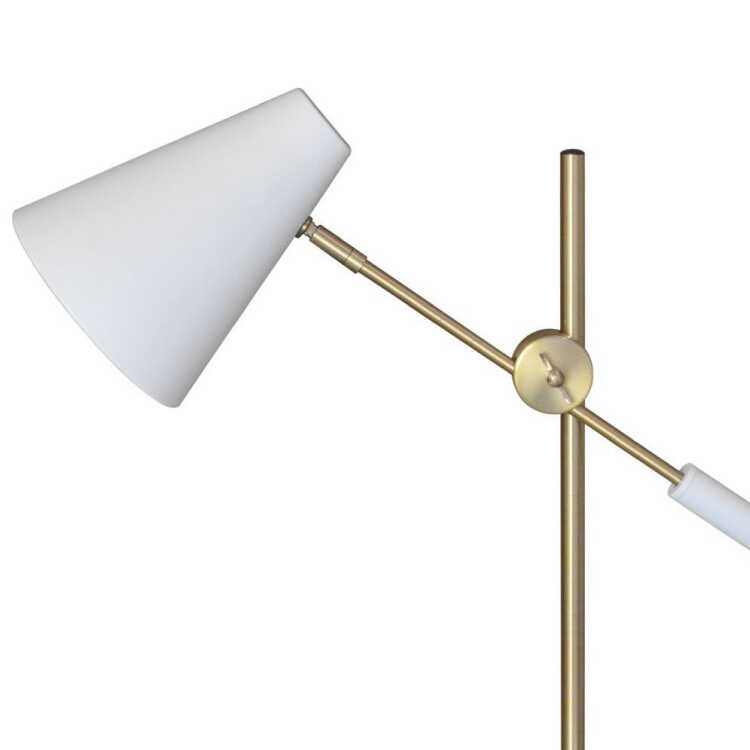 LT-4468 テーブルライト白スタイリッシュ 1灯角度調節LED対応