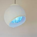 深海をイメージして染めた和紙