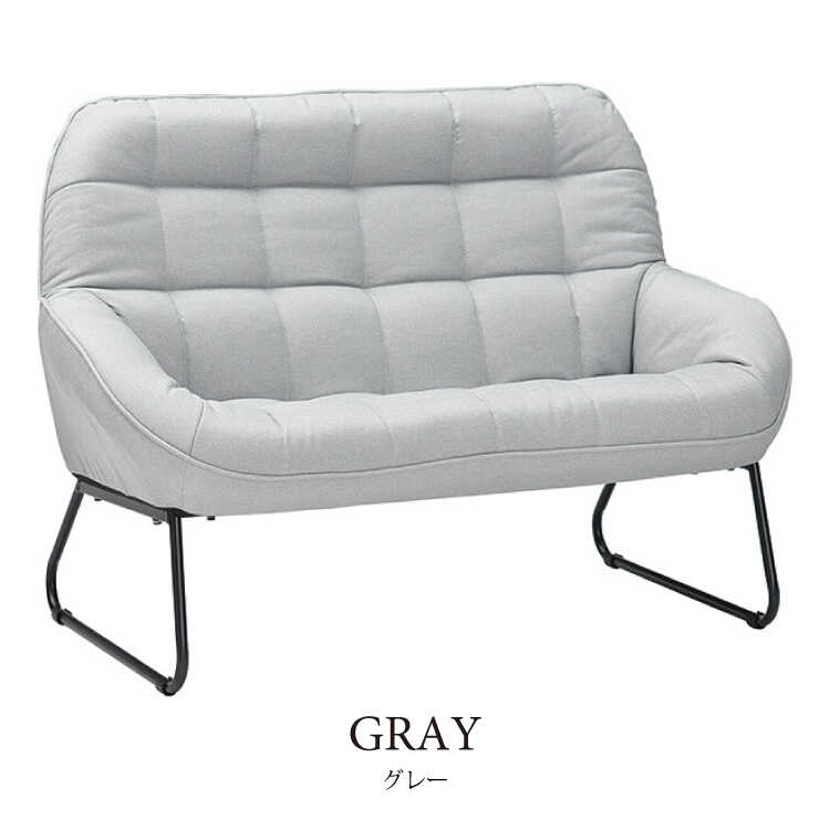 SF-3843 コンパクト2人掛けソファーファブリック布｜幅116cm