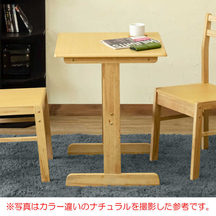 DI-2254 激安2人用ダイニングテーブル|幅60cmブラウン天然木 DI-2254 激安2人用ダイニングテーブル|幅60cmブラウン天然木