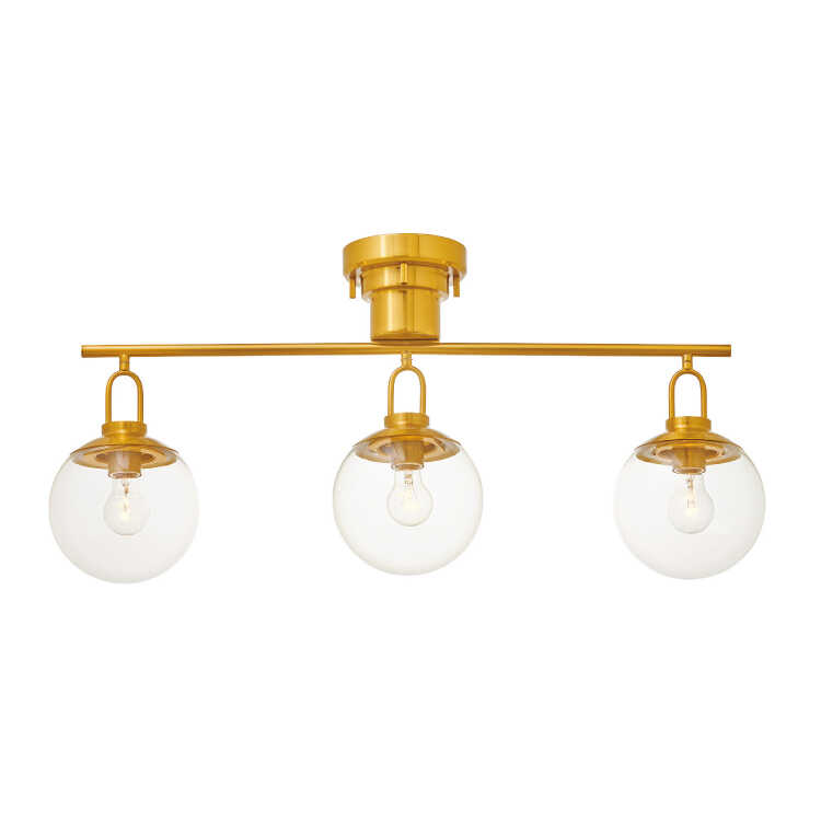 シャンデリア 3灯 LED ゴールド シーリングライト 天井照明 照明器具
