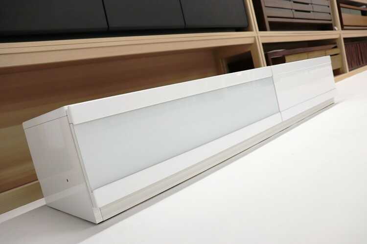 TB-2500 ホワイト光沢ローボード｜幅180cm・白艶あり・完成品