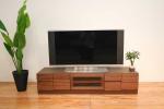 天然木無垢製テレビボード