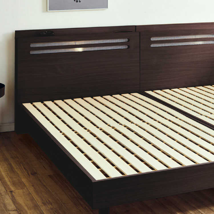 ダークブラウン すのこベッド 引き出し付き　両用タイプ　ヨーロッパ製 ダークブラウン すのこベッド 引き出し付き 両用タイプ ヨーロッパ製