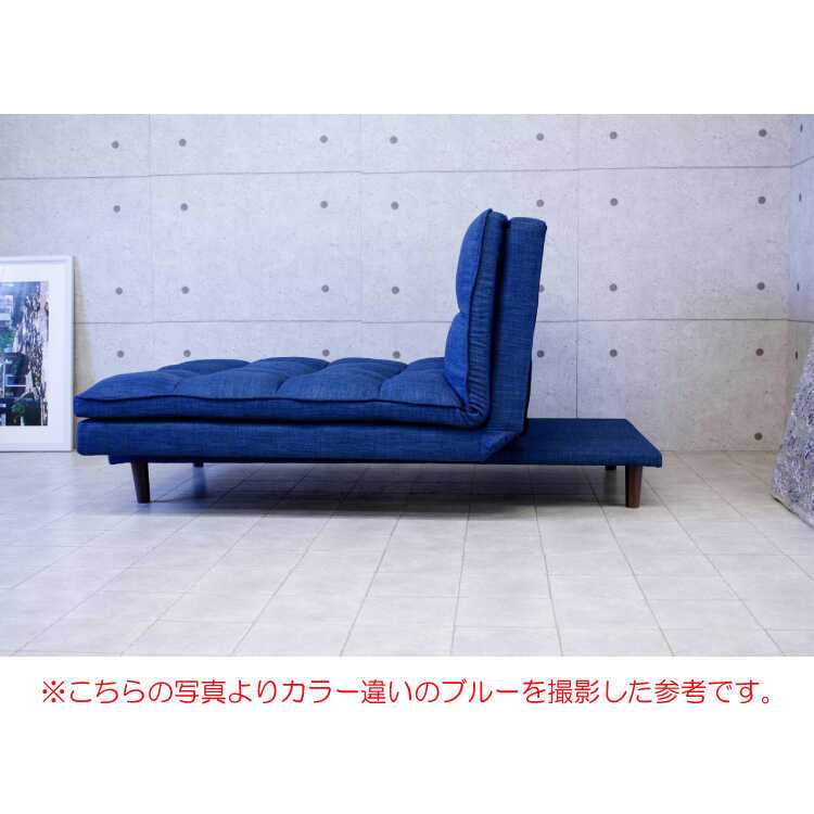 大学生 割引 SF-3857 おしゃれファブリック張りソファーベッド｜グレー 1人掛けソファ