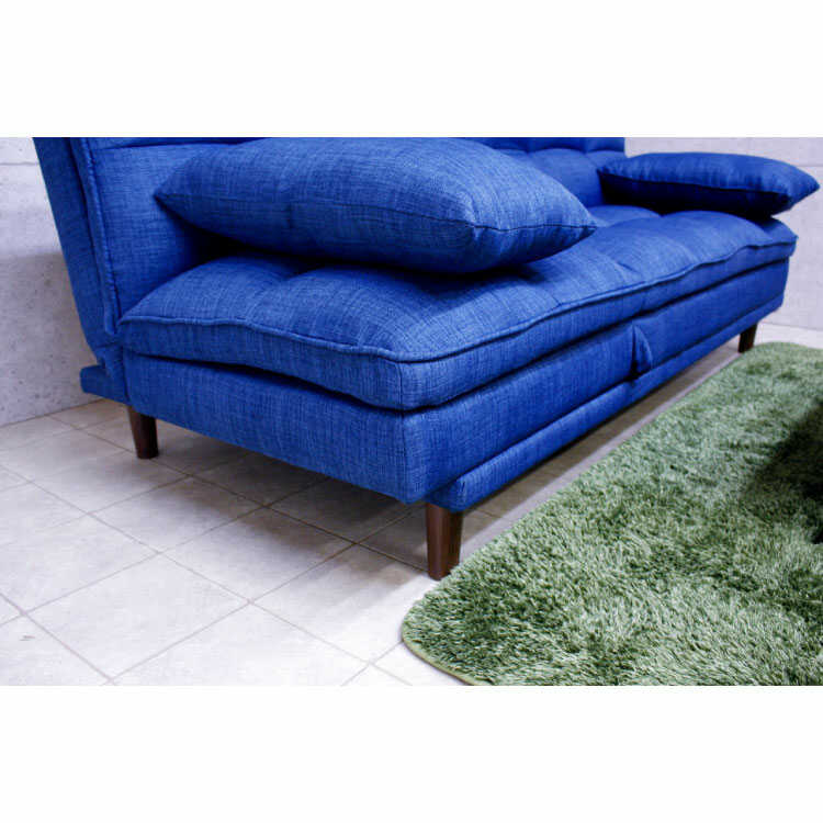 SF-3857 おしゃれファブリック張りソファーベッド｜グレー