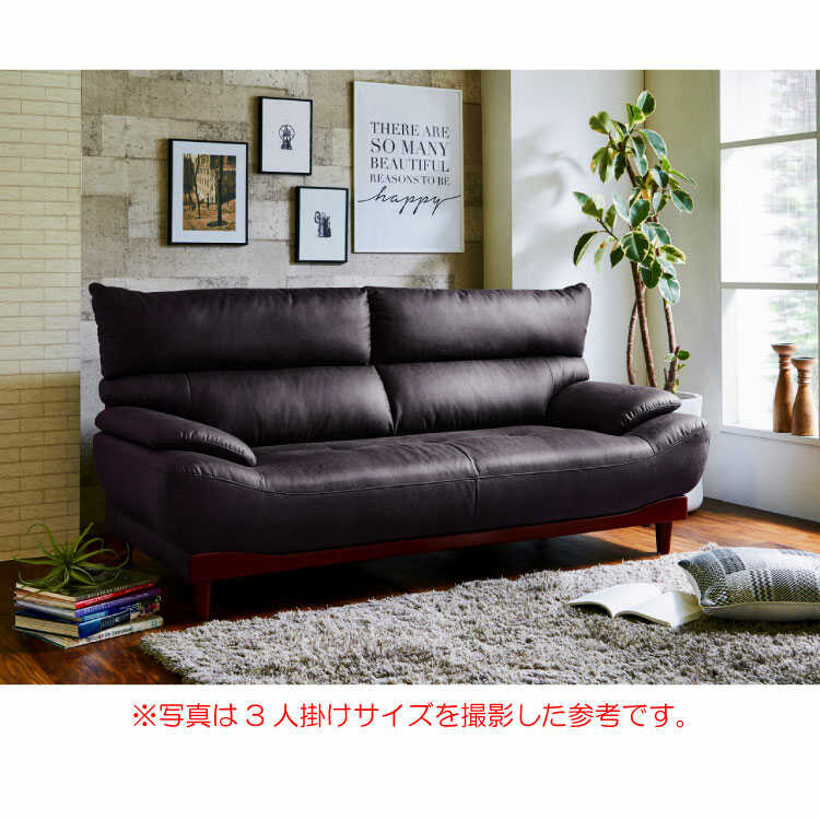 SF-3873 ペットのキズに強い特殊な布製ソファー2人掛｜茶ブラウン
