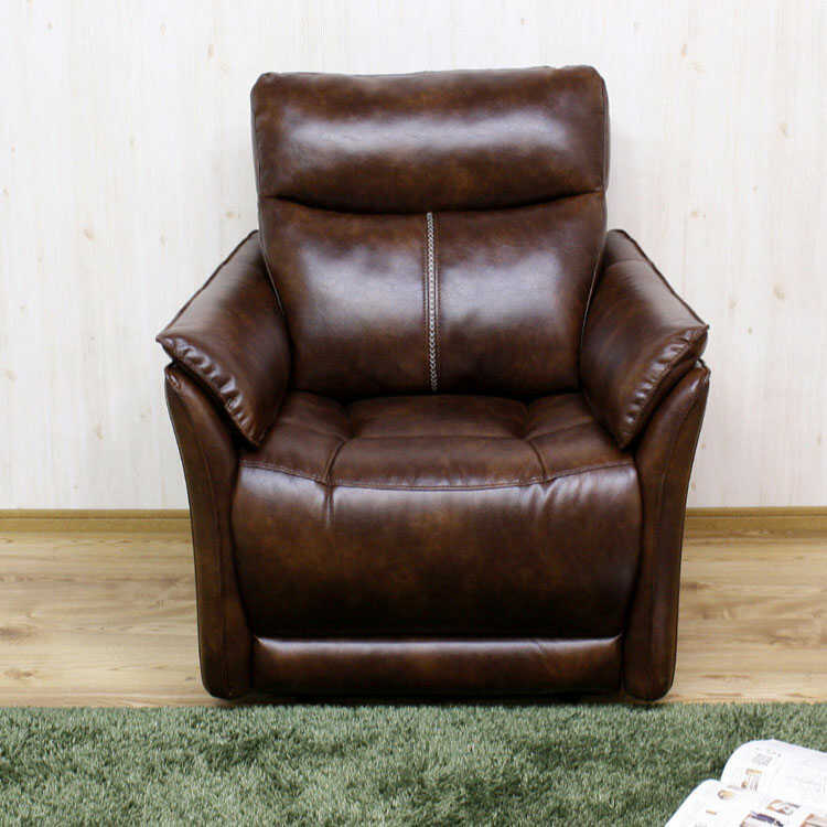 SF-3893 電動リクライニングSOFA｜1人掛け・キャメル色