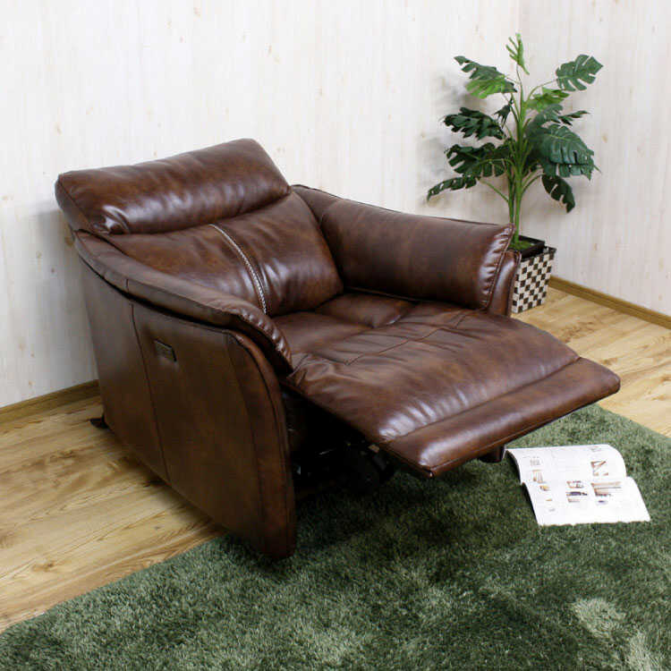 Rさん　専用⭐ 電動リクライニング 一人掛けソファ キャメル SF-3893 電動リクライニングSOFA｜1人掛け・キャメル色