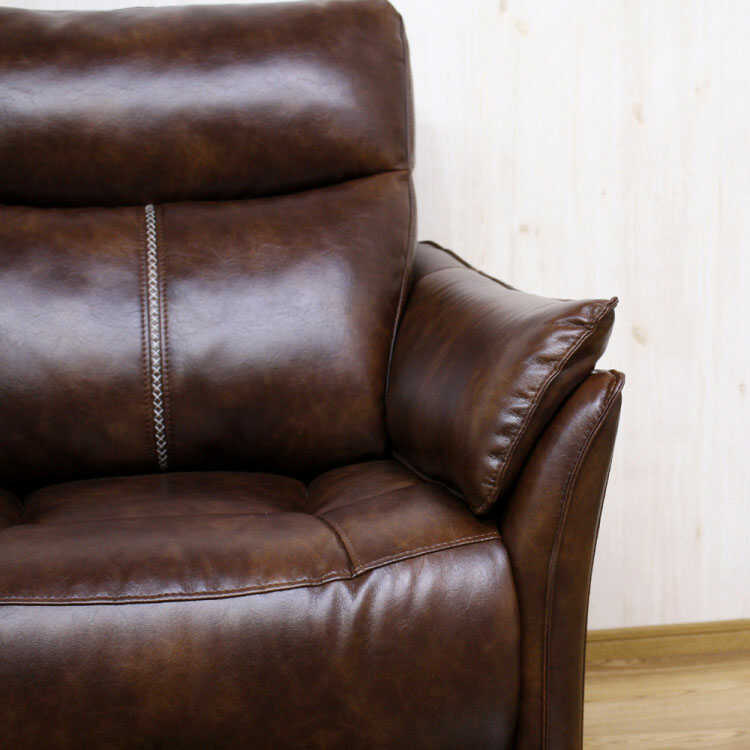 SF-3895 電動リクライニング3人掛けソファー｜ダークブラウン