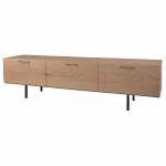 オーク製ナチュラルテレビ台