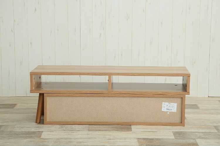 TB-2572 伸長テレビ台｜幅90cm～160cm・ブラウン茶色