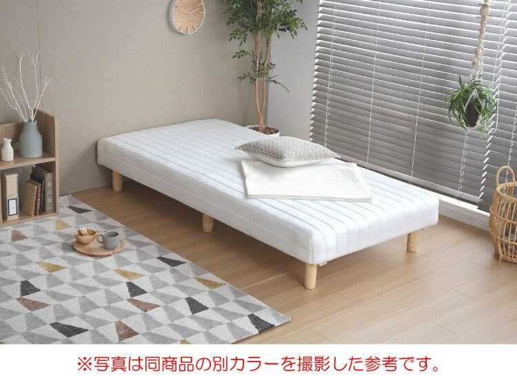 BE-3188 脚付きマットレスベッド|シングル・黒ブラック BE-3188 脚付きマットレスベッド|シングル・黒ブラック
