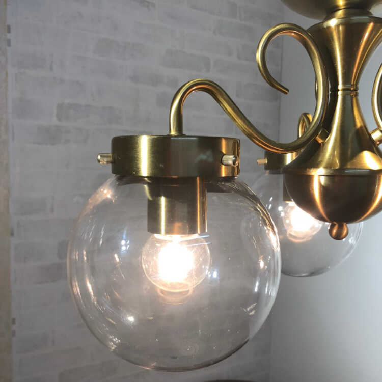 LT-4628 ダイニングにおすすめ洋風ペンダントライト3灯｜クリアー