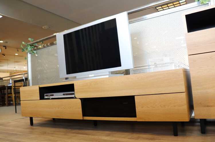 TB-2617 収納力抜群でかっこいい国産テレビ台｜幅180cm完成品