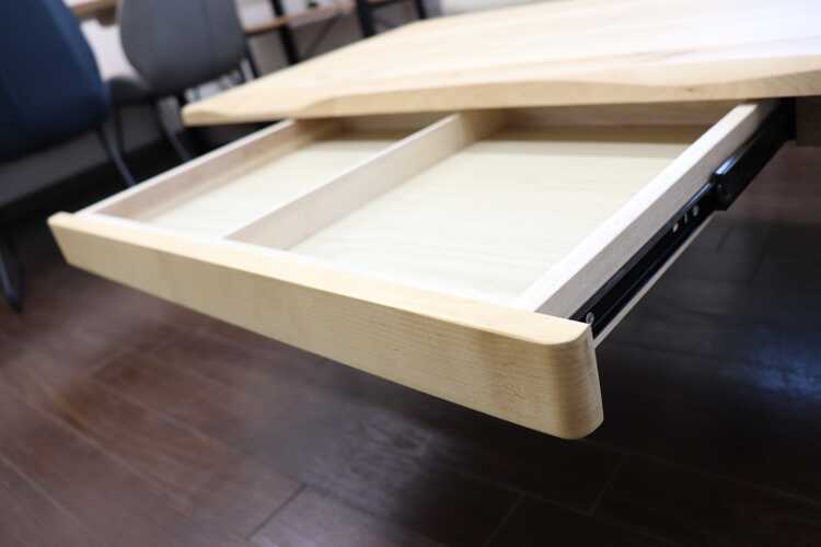 TA-2664 天然木バーチ無垢製ローテーブル｜幅120cmオイル塗装