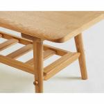 天板は天然木ホワイトオーク突板を採用