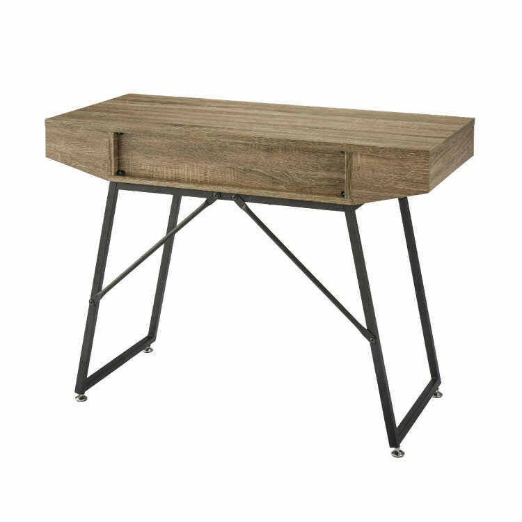 DE-1954 レトロなヴィンテージ調パソコンデスク｜幅100cm