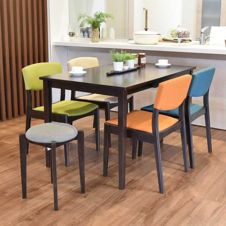 木製スツール　パセリ　ファブリックブラック　グリーン 楽天市場】「PASELIパセリ」長方形 布張り 木製スツール 布製座