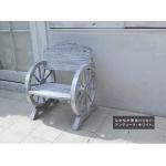 かすれたようなホワイト塗装