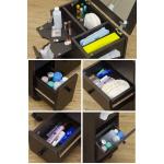 収納が計7つに小分け