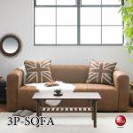 SF-3996 イタリア製レザー採用の三人掛けソファー