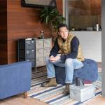 通気性があり一年中使える