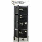 引き出し前面に手書き風ロゴ